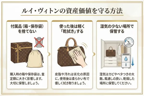 ルイ・ヴィトンの資産価値を守る方法