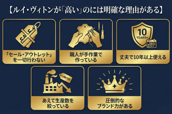 ルイ・ヴィトンが「高い」のには明確な理由がある