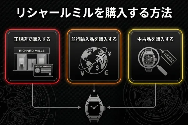 リシャールミルを購入する方法