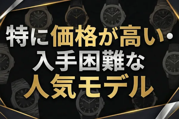 特に価格が高い・入手困難な人気モデル