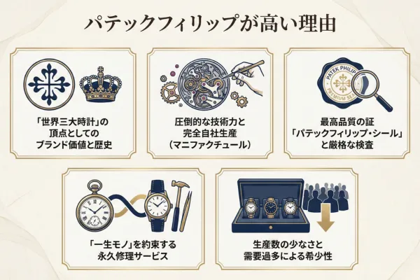 パテックフィリップが高い理由