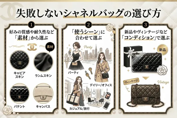 失敗しないシャネルバッグの選び方
