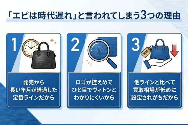 「エピは時代遅れ」と言われてしまう3つの理由
