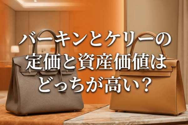 バーキンとケリーの定価と資産価値はどっちが高い？
